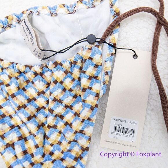 NEW Free People x Bec + Bridge kaleidoscope cheeky‎ string bottoms, USA size 6 - Picture 8 of 16
